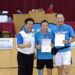 114年大專教職員工羽球錦標賽 台鋼科大高錦勝、黃宏春勇奪男子百齡組雙打亞軍