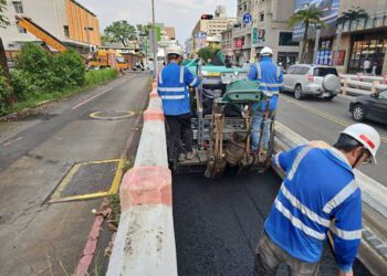 提升機車行車舒適與安全 嘉義文化路地下道(機車道)路面完成鋪設