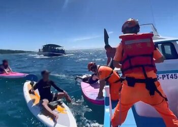 海巡守望發現危難  即刻救援漂流SUP遊客