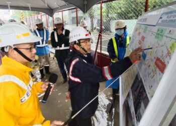 高雄捷運工區防颱整備到位　林欽榮副市長籲加強巡檢確保交通安全