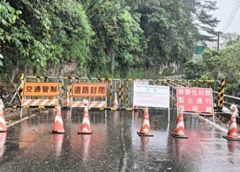 台20線向陽至初來路段 今日上午7時預警性道路封閉