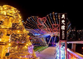 榮耀加持 2000萬人次朝聖新北大都會公園 辰光橋光雕勇奪國際金獎