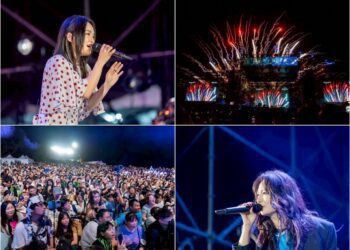 竹北海洋音樂祭人潮擠爆新月沙灣 壓軸煙火秀留下浪漫回憶