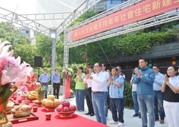 淡水區海天段青年社宅開工 侯友宜：力拚117年順利完工