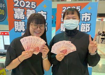 幸運民眾喜獲6600元加碼獎金 發票登錄金額破5億 2025嘉義市購物節「滿千送百」兌換倒數3天