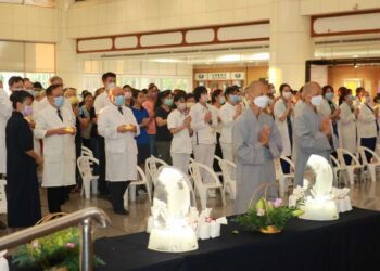 台中慈濟醫院吉祥月祈福會 呼籲蔬食聚善念護生