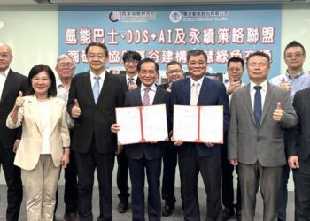 商研院與氫谷動能今簽署合作協議書 氫能巴士建構智慧綠色交通
