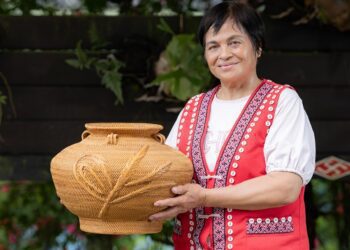 苗栗縣賽夏族竹藤編傳統工藝保存者-章潘三妹師生成果展