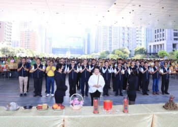 中市府舉行中元普渡 盧秀燕祈求三大心願：國家安定、市政昌隆、人民安心