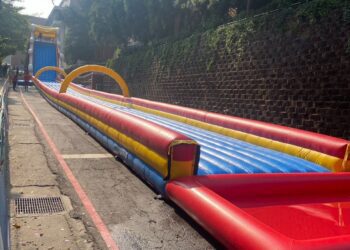 海之夏70米滑水道 東石漁人碼頭免費玩 暖場送萬元電視