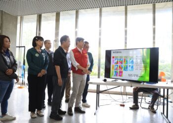 颱風進逼 陳其邁視察水利防汛設施 與滯洪池