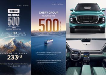 奇瑞集團成《財富》全球500強年度躍升速度最快車企 強力賦能LEPAS國際化
