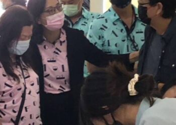 立委參選人陳慧娟　化身義工服務澎湖鄉親肺癌篩檢