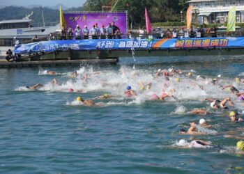 日月潭公開水域游泳錦標賽 卓承齊游出九連霸