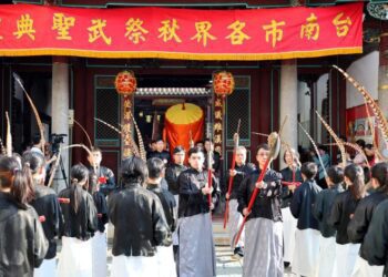 台南秋祭武聖祭祀大典黃偉哲任正獻官 古禮六佾舞莊嚴隆重
