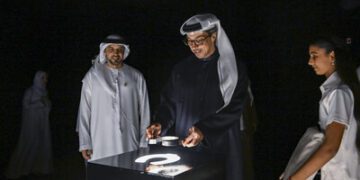 Sheikh Mansour bin Zayed Al Nahyan 殿下於阿布扎比馬術俱樂部為「Al Khail Square」揭幕