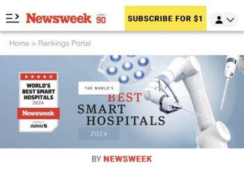 台中榮總再度勇奪2024年全球最佳智慧醫院肯定