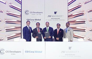CG Developers Global 宣佈與 Marriott International 簽署合約，推出杜拜首間 JW Marriott Residence