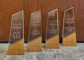 中國電信獲《Corporate Governance Asia》連續4年頒發「亞洲最佳企業社會責任」大獎