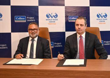 中東Colliers Project Leaders獲價值2.5億美元的埃里溫（Yerevan）世界貿易中心（World Trade Center）項目