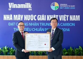 Vinamilk公佈第三家碳中和工廠，推進淨零計劃