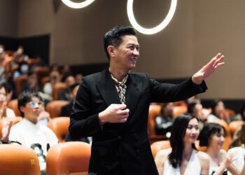 張家輝睽違10年會台灣粉絲  攜劉俊謙現身首映會