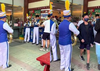 人才！學校超商沒這「熟悉聲」　竟請管樂隊現場演奏