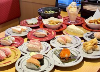 壽司郎 九州×北海道 海味祭 明太子&炙燒鱈魚子、九州產生鯖魚、北海道產岩魚初登場