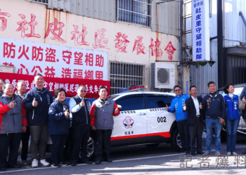 耶誕大禮！中市府補助豐原區社皮里添購全新巡邏車