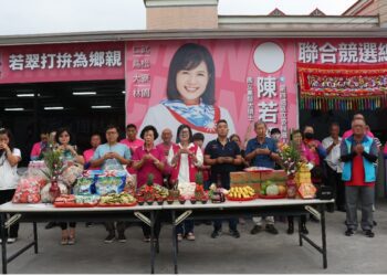 為總部進駐祈福 陳若翠：護台灣遠離戰爭！