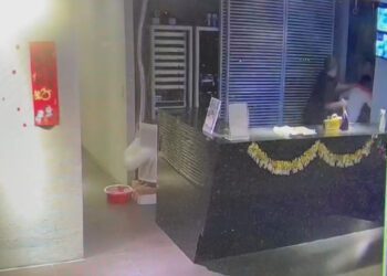 （保全衝突片）嫌同事「態度不佳」　台中市兩名保全員爆肢體衝突