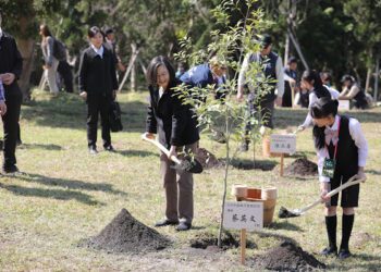 113總統植樹活動「一起集點樹」 打造永續台灣