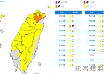 中央氣象局發布豪雨特報 中部以北有大雨機率新北慎防大豪雨