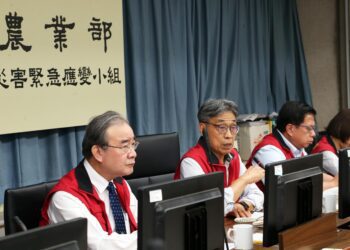 農業部長陳駿季召開山陀兒颱風應變會議 指示確實防災、強化整備工作