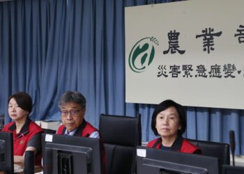 中颱凱米來勢洶洶 農業部長陳駿季視導應變小組