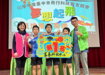 培養飛行科技小尖兵 中市辦氣流滑翔飛機競賽