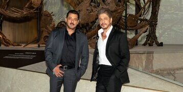 寶萊塢巨星 Shah Rukh Khan 及 Salman Khan 現身阿布扎比自然史博物館 VIP 開幕禮