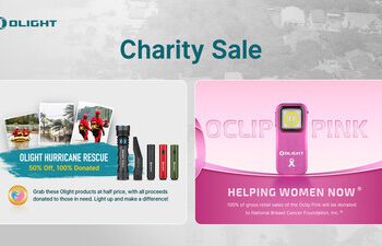 Olight 發起支持乳腺癌意識與颶風救援的慈善活動
