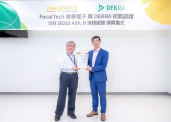 持續創造界面價值，敦泰電子榮獲DEKRA德凱ISO 26262功能安全最高等級 ASIL-D認證