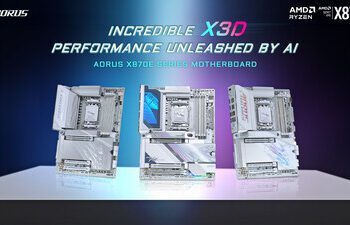 技嘉 AORUS X870E X3D 系列主機板正式上市 以 AI 全面釋放 AMD Ryzen™ X3D 處理器效能
