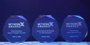 華為榮獲NetworkX全光網絡領域三項大獎