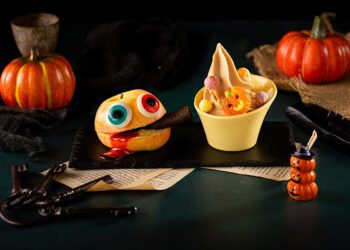 萬聖節玩創意 西堤變裝送炸雞 品田牧場主打蘋果鬼鬼 　