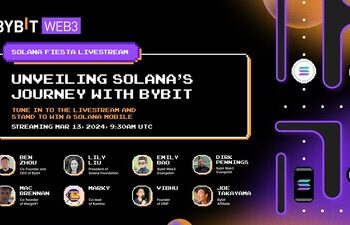 Bybit聯合創辦人兼行政總裁Ben Zhou與Solana基金會總裁Lily Liu將在獨家直播圓桌會議中詳談最新Web3戰略