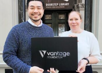 Vantage基金會與Doorstep Library在英國貧困地區開展掃盲教育