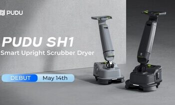 Pudu Robotics 在Interclean 2024上推出增強型 PUDU SH1 智慧型直立式洗地機