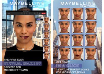 一按完妝：MICROSOFT TEAMS 首個虛擬化妝功能