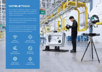 NimbleTrack靈動式三維掃瞄系統全球首發，領跑工業計量「無線」新時代