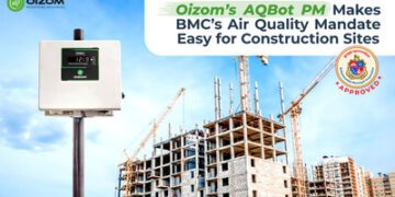 Oizom 的 AQBot PM 為建築地盤輕鬆符合 BMC 的空氣質素要求