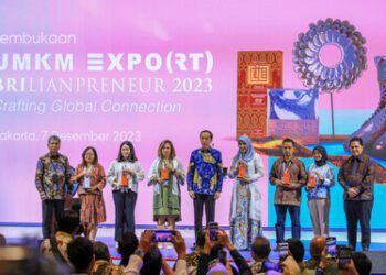 2023年中小微企業出口展啟幕，佐科-維多多總統在開幕式上稱讚BRI支持中小微企業發展