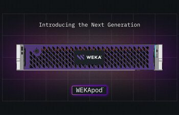 WEKA 推出新一代 WEKApod 設備，重新定義人工智能儲存經濟效益